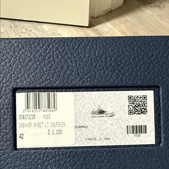 Dior Women's Gray and White Sneakers - Picture 7 of 7